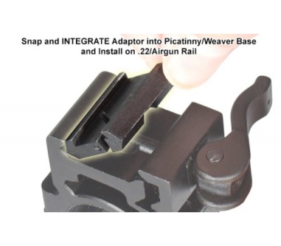 Перехідник 21 мм - 11 мм Leapers MNT-DT2PW01 Перехідник 21 мм - 11 мм Leapers MNT-DT2PW01