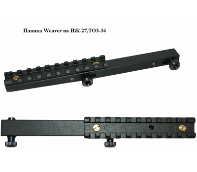 Планка ЗЕНИТ Weaver на ИЖ-27,ТОЗ-34
