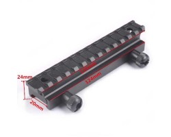 Планка підвищувальна пікатіні-пікатіні 135 мм SunOptics-foto4