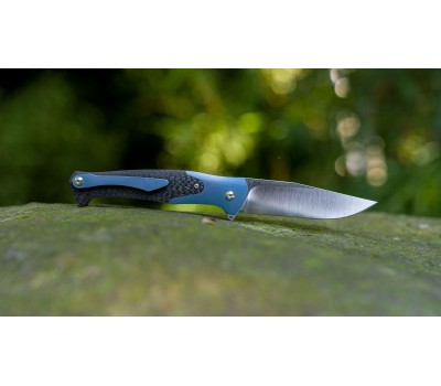 Складаний ніж Amare Track Linerlock Blue (201809) CPM S35VN