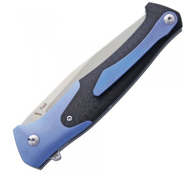 Складаний ніж Amare Track Linerlock Blue (201809) CPM S35VN