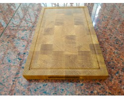 Дошка кухонна торцева дуб 40 * 25 * 3 см