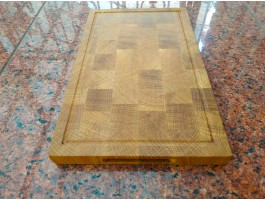 Дошка кухонна торцева дуб 40 * 25 * 3 см