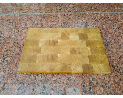 Дошка кухонна торцева дуб 40 * 25 * 3 см-foto5