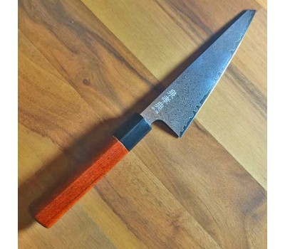 Takanori Izumi Japanese Honesuki Knife AUS10 Damascus Steel 150 mm 