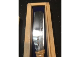 Японська бритва камісорі Рай-рю, Натуральний точильний камінь Shobu Tomae та порошок точильного каменю.-foto5