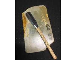 Японська бритва Yasugi Steel з натуральним каменем Mukainochi Asagi та порошком Shōhonzan-foto6