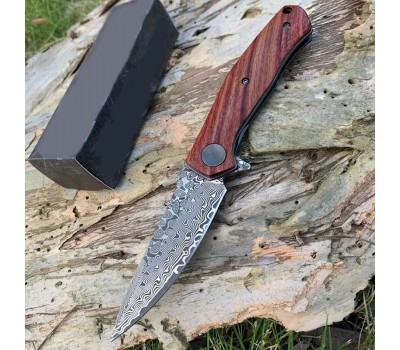 Ніж Kershaw Concierge Wood (3.25" damascus D2) 4020D