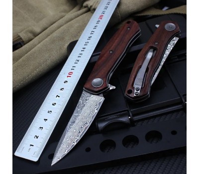 Ніж Kershaw Concierge Wood (3.25" damascus D2) 4020D