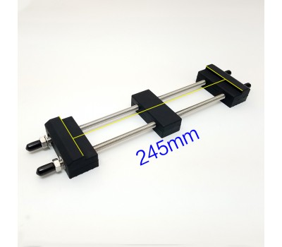 Тримач точильних каменів до 245мм гумовий розсувний з нержавіючої сталі