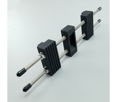 Тримач точильних каменів до 245мм гумовий розсувний з нержавіючої сталі