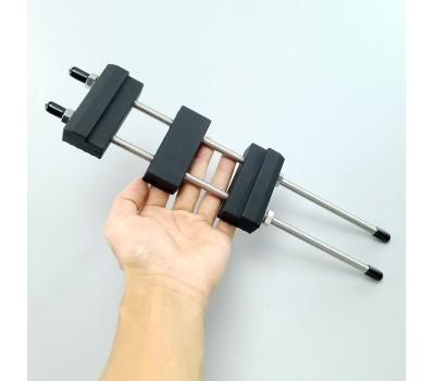 Тримач точильних каменів до 245мм гумовий розсувний з нержавіючої сталі