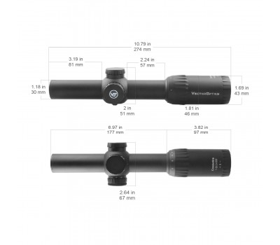 Оптичний приціл Vector Optics Constantine 1-8x24 FFP SCFF-32