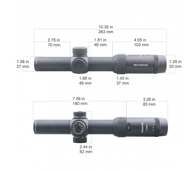 SCOC-03 ПРИЦІЛ ОПТИЧНИЙ VECTOR OPTICS FORESTER 1-5X24 ILLUM (30MM) SFP