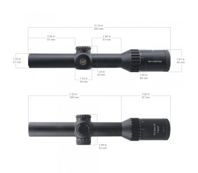Приціл оптичний Vector Optics Continental X6 1-6x24 (30 мм) ill. SFP Tactical