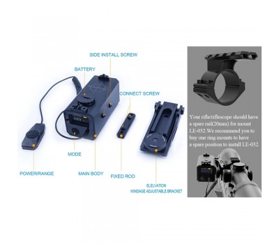 Дальномір лазерний МІНІ LE-032