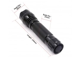 Інфрачервоний ліхтар WF-501B 850nm / 940nm 3W-foto2