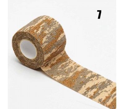 Камуфляжна клейка стрічка, 5 см х 4.5м