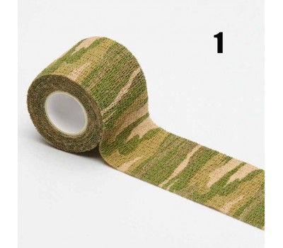 Камуфляжна клейка стрічка, 5 см х 4.5м