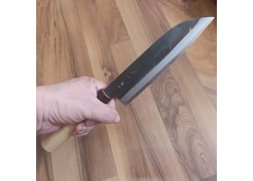 Tadayoshi Tokaji Santoku - Blue Steel 185mm-foto4