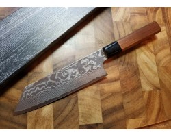 Etsu (Ittetsu) R2 Damascus Bunka ніж 165мм-foto2