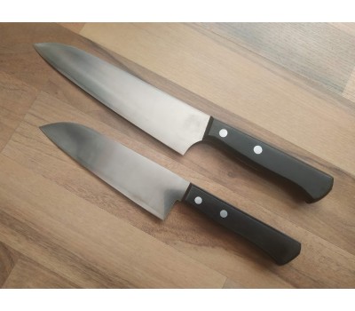 Golden Deer ATS34 японський кухарський ніж Сантоку (Santoku) 140 мм