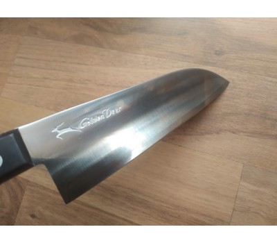 Golden Deer ATS34 японський кухарський ніж Сантоку (Santoku) 140 мм