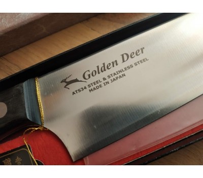 Golden Deer ATS34 японський кухарський ніж Шеф (Gyuto) 180 мм