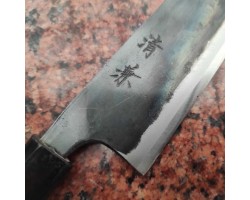 HONMAMON KIYOKANE Aogami №1 ніж сантоку 170 мм-foto4