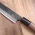 HONMAMON "MOTOKANE" Sashimi Hocho Янагіба, вуглецева сталь Aogami # 1, 3 шари, клинок 270 мм (подвійний скіс) , Японія 
