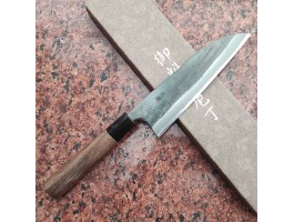 HONMAMON MOTOKANE Aogami Super ніж сантоку 170 мм 64HRC