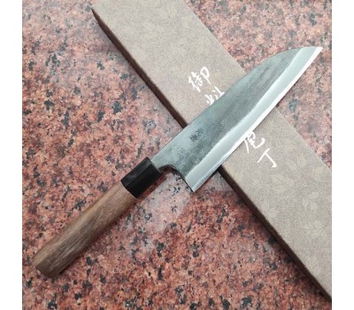 HONMAMON MOTOKANE Aogami Super японський ніж сантоку 170 мм 64HRC