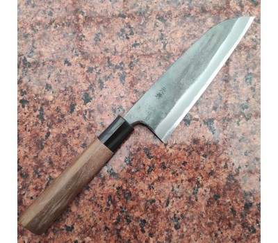 HONMAMON MOTOKANE Aogami Super японський ніж сантоку 170 мм 64HRC