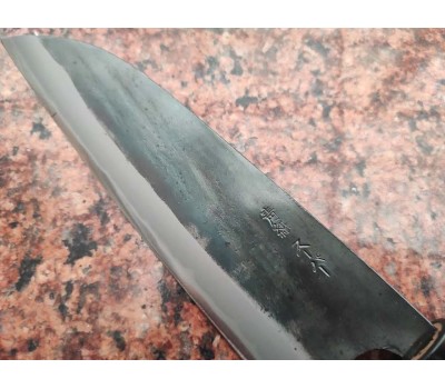 HONMAMON MOTOKANE Aogami Super японський ніж сантоку 170 мм 64HRC