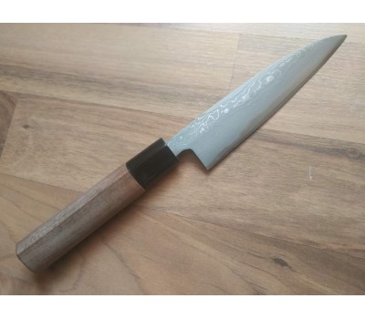 HONMAMON HANAKUMAGAWA Дамаська сталь, Aogami # 2 ніж (Paring) 120 мм
