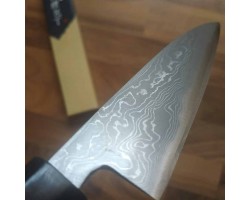 HONMAMON Дамаська сталь, Aogami #2  ніж Paring 120 мм-foto4