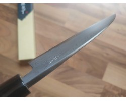 HONMAMON Дамаська сталь, Aogami #2  ніж Paring 120 мм-foto5