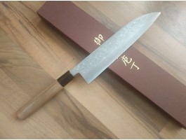 HONMAMON Дамаська сталь, Aogami # 2 ніж (Gyuto) 210 мм