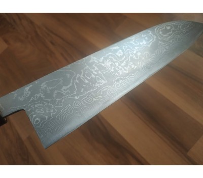 HONMAMON HANAKUMAGAWA  Дамаська сталь, Aogami # 2 ніж (Gyuto) 210 мм