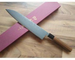 HONMAMON Дамаська сталь, Aogami # 2 ніж (Gyuto) 240 мм-foto2