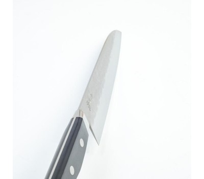 HONMAMON  Молотковий ламінат, Aogami # 2 ніж шеф (Santoku) 180 мм