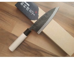 HONMAMON, Tosa Kurouchi, Aogami #2 ніж (Deba) 150 мм-foto2