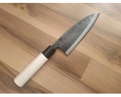 HONMAMON, Tosa Kurouchi, Aogami #2 ніж (Deba) 150 мм-foto6