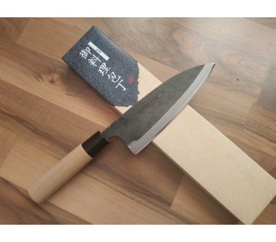 HONMAMON, Tosa Kurouchi, Aogami #2 ніж (Deba) 165 мм