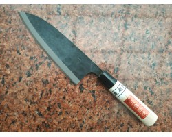 HONMAMON, Tosa Kurouchi, Aogami #2 ніж (Deba) 180 мм-foto4