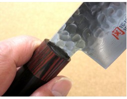 Iseya I-series VG-10 Damascus Chef (Santoku) 180mm -foto6