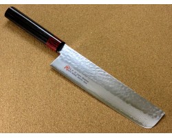 Iseya I-series VG-10 Damascus Nakiri  Knife 180mm-foto2