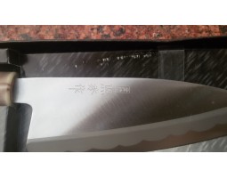 Teruhide Deba ніж Carbon steel 150 мм-foto8