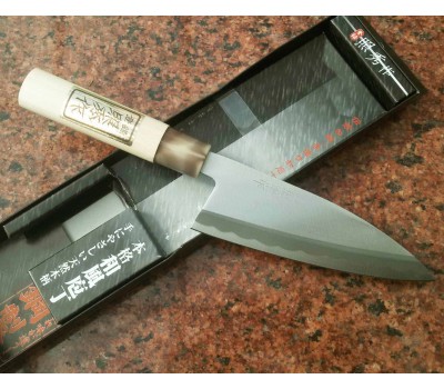 Teruhide Deba ніж Carbon steel 150 мм Teruhide Deba ніж Carbon steel 150 мм