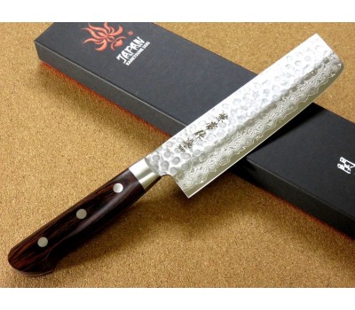Kanetsune KC-900 VG-10 Damascus Nakiri 160 mm